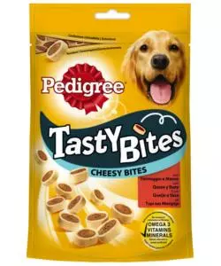 Pedigree - snack per cani tasty manzo e formaggio 140 gr